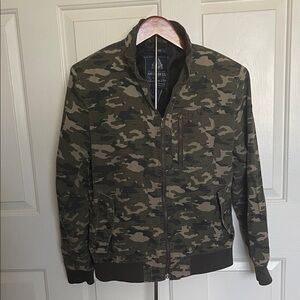 American Rag Camouflage Bomber Jacket